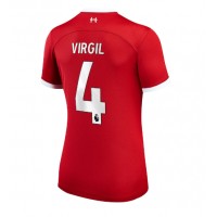 Liverpool Virgil van Dijk #4 Hemmatröja Kvinnor 2023-24 Korta ärmar